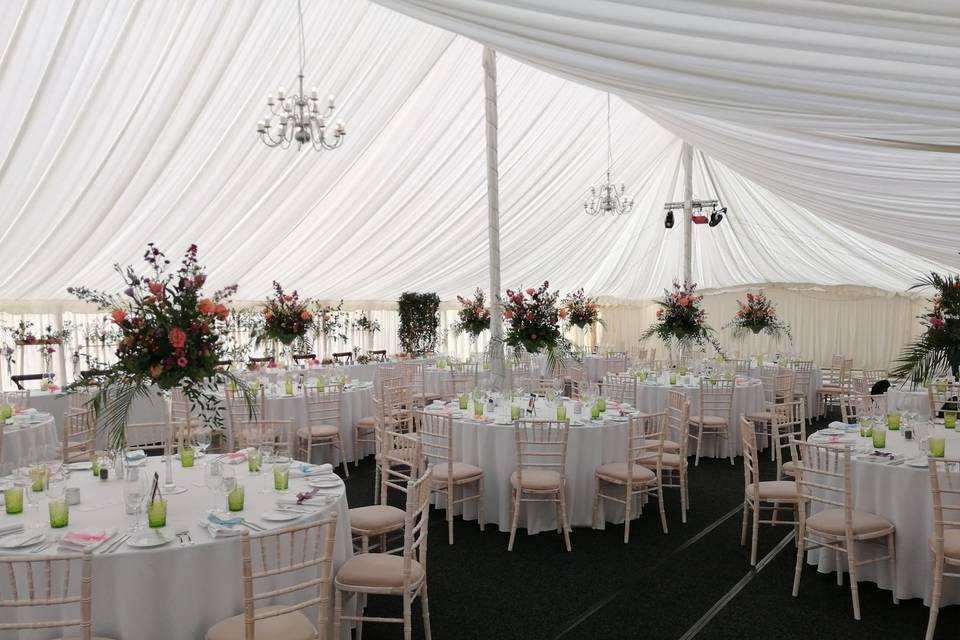 Traditional Marquee Lined