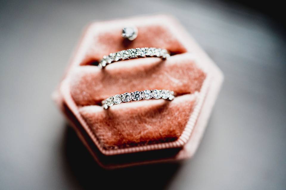 The beautiful rings!