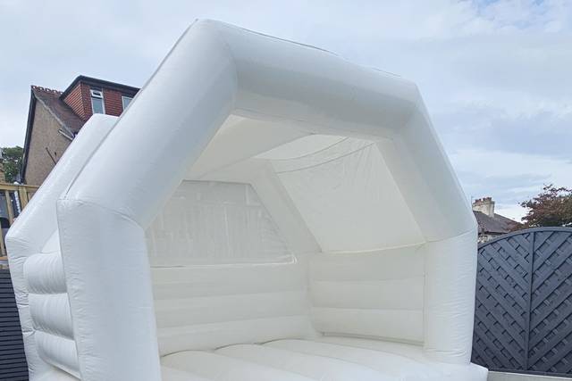 White Bouncy Castle