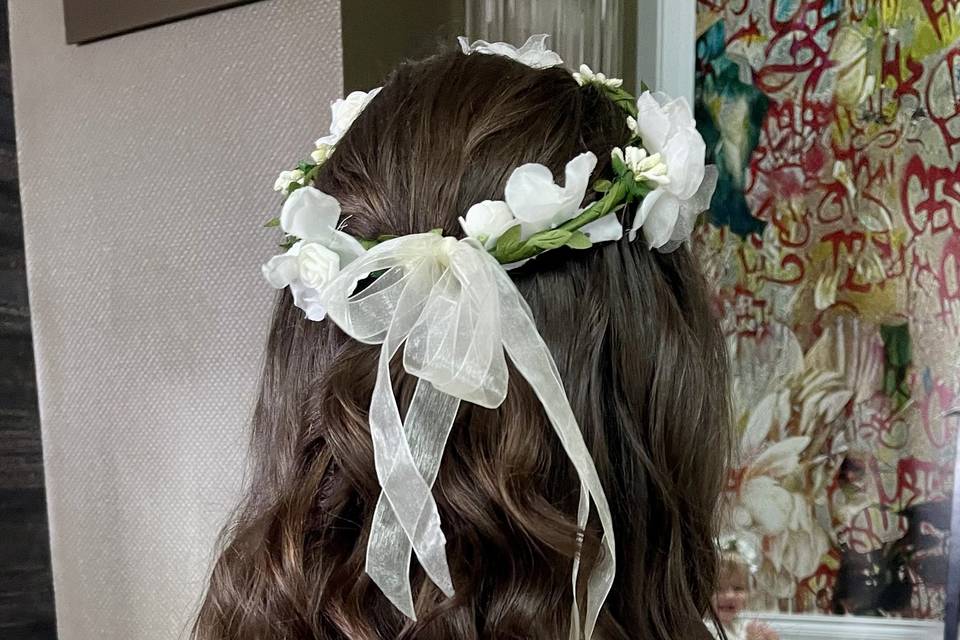 Bridesmaid hair
