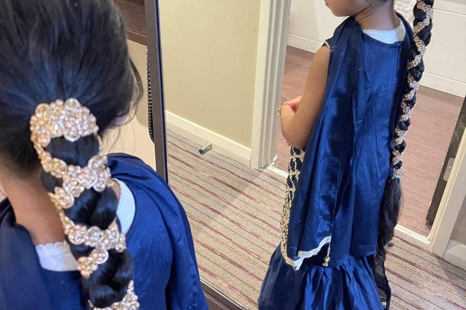 Children’s Indian wedding look