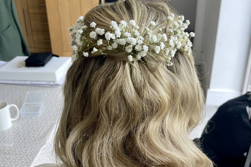 Bridal hair