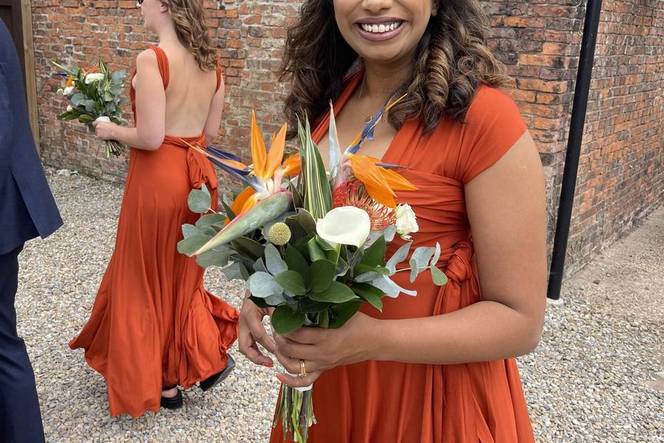 Bridesmaid glam