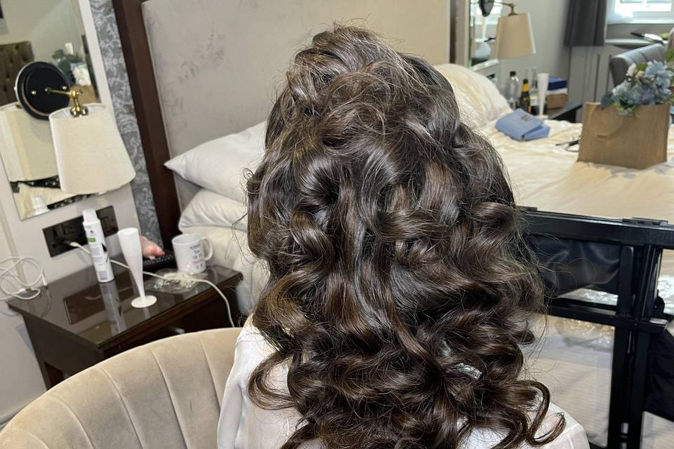 Bridal hair