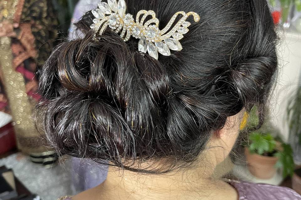 Mother of bride hair