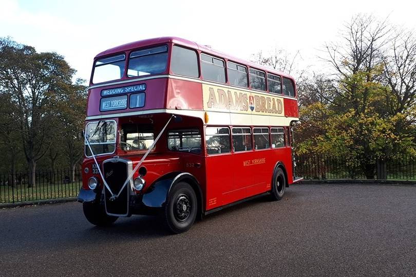 Old red bus