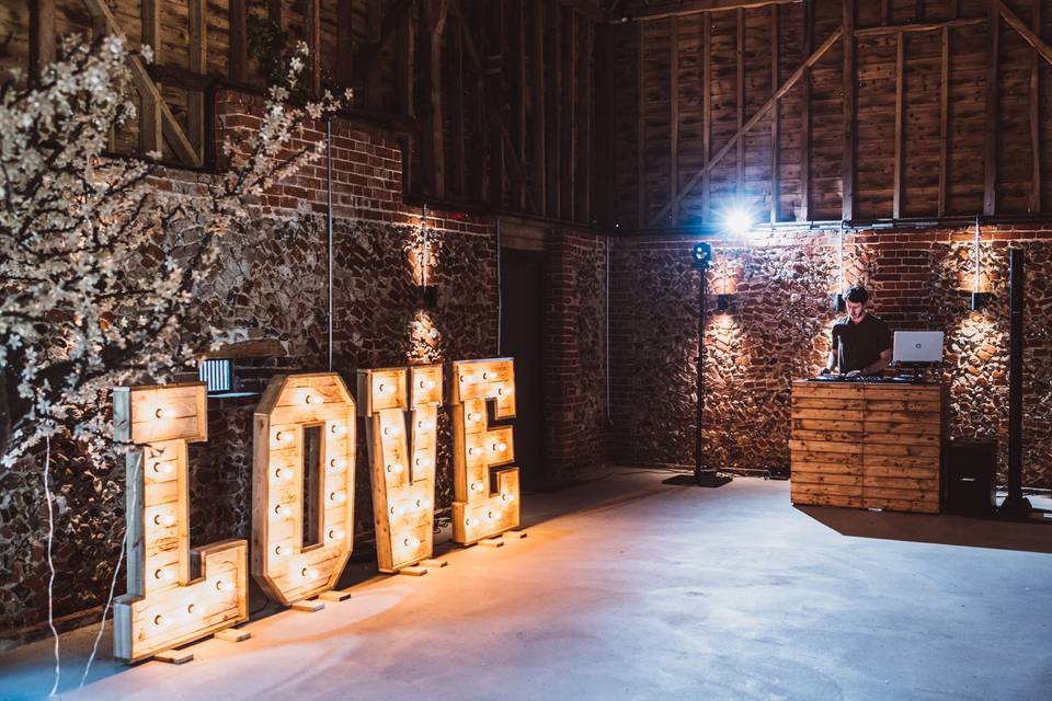 Rustic LOVE Letters