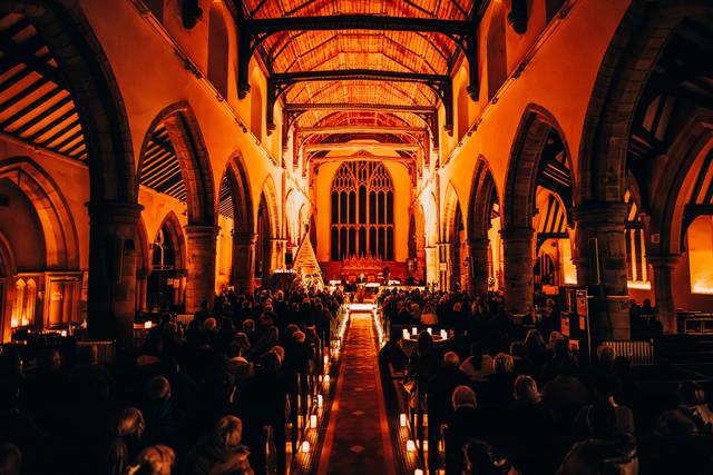 Candles in Venue