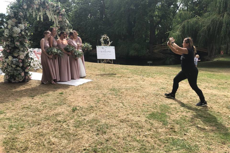 Behind the scenes