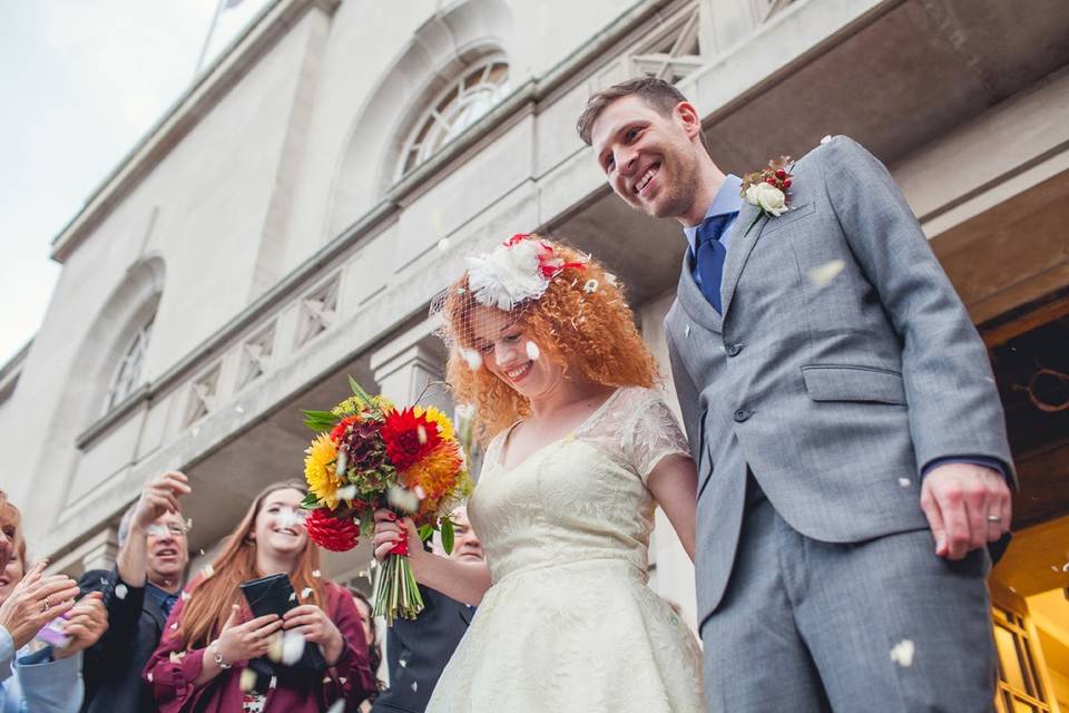 Cool London Wedding