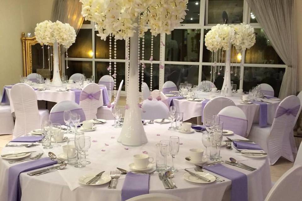 Ballroom in lilac