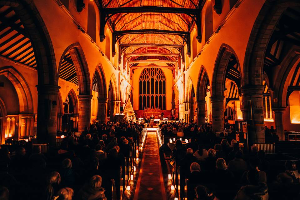Candles in Venue