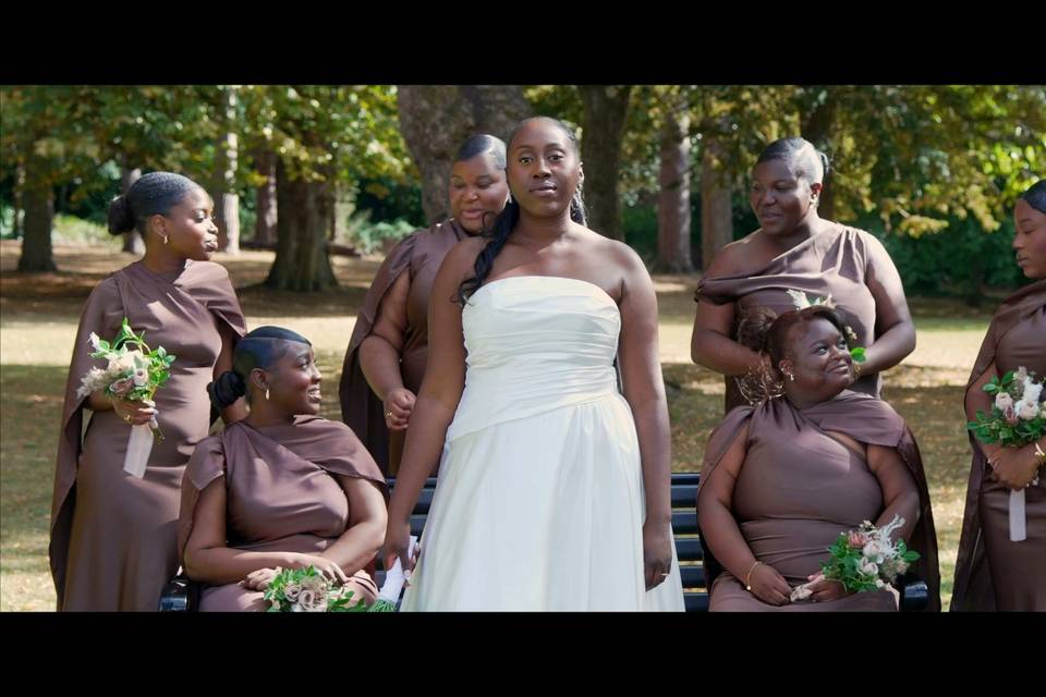 Bridal party portrait