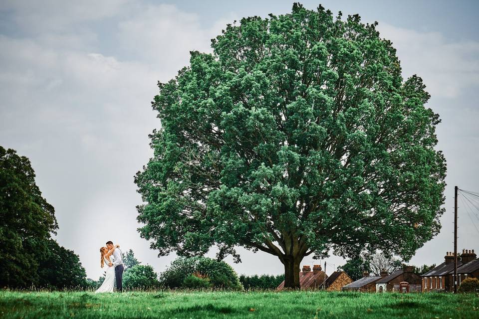 Dramatic wedding Photography