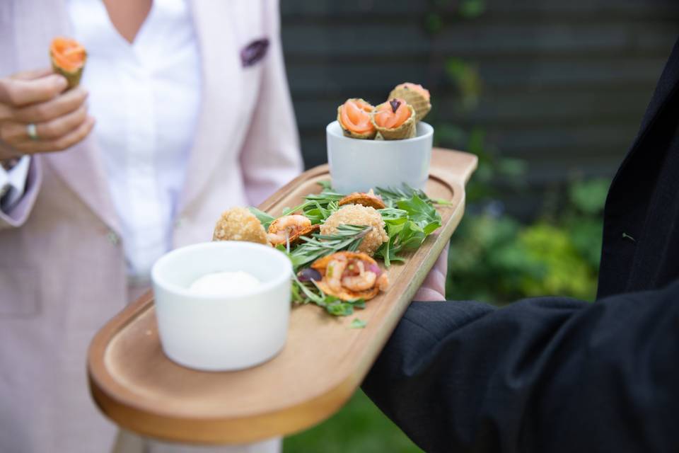 Canapes on the Lawn