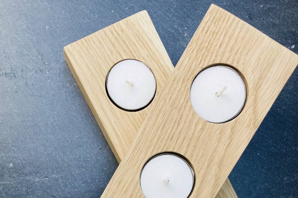 Wooden Tealight holders