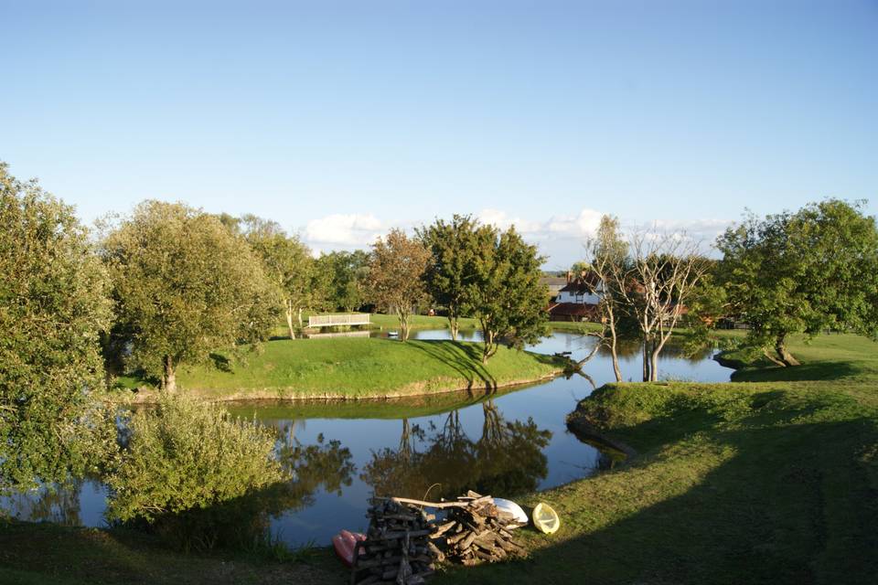 Crooked Barn - Lake View