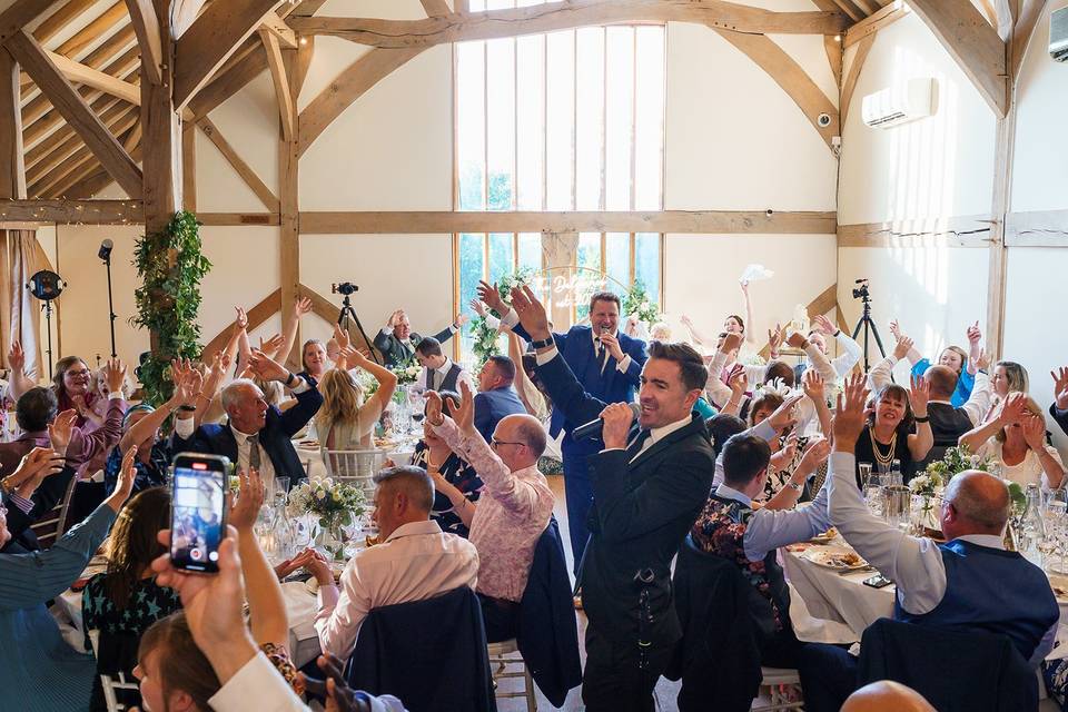 The party has started