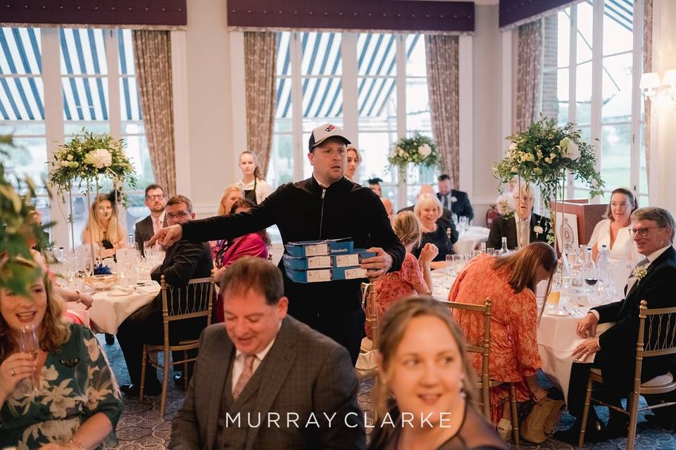 Pizza delivery......