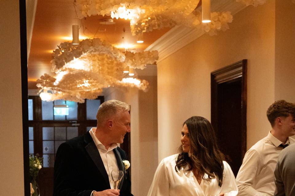 Candid couple