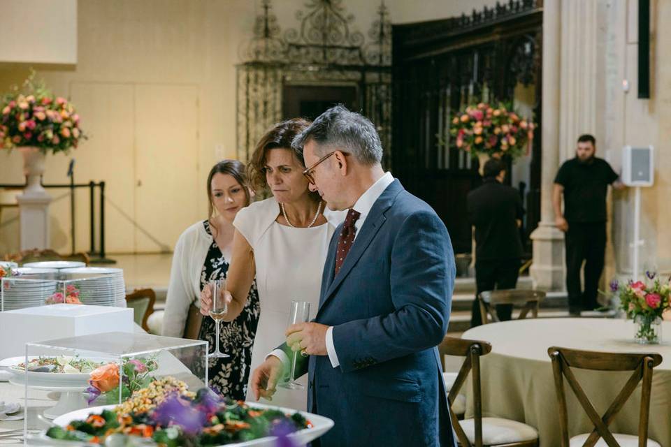 Bride, Groom & Rose