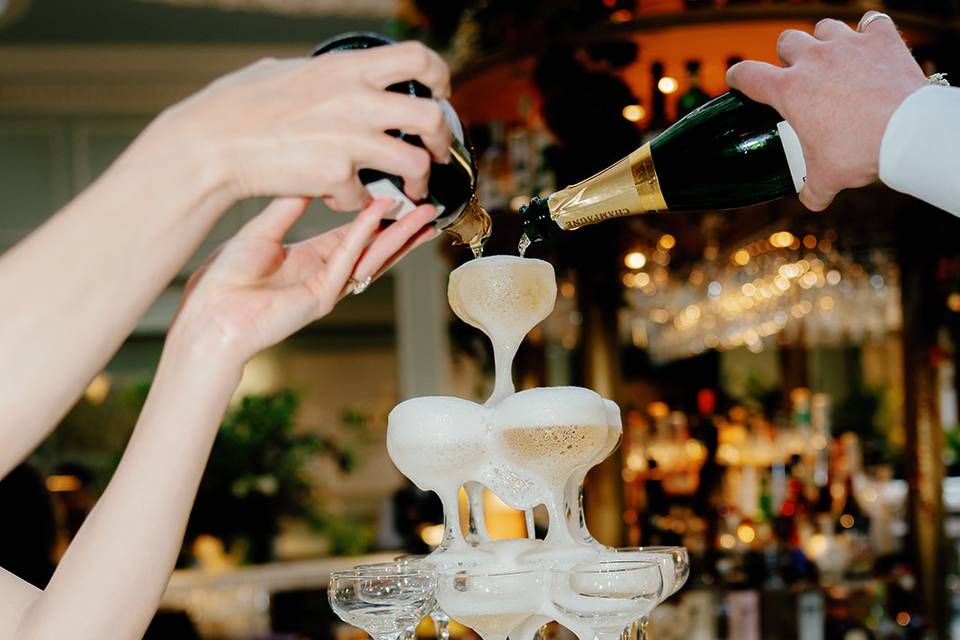 Champagne Tower