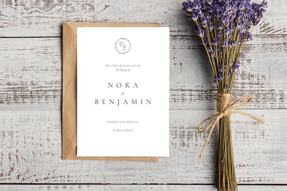 Lavender Collection Invite