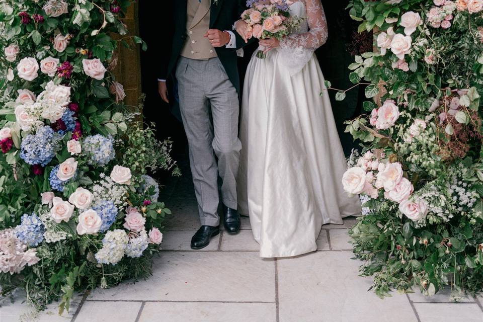 Church floral arch