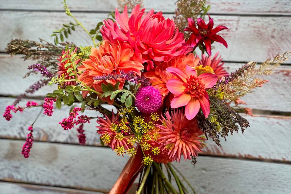 September sunset bouquet