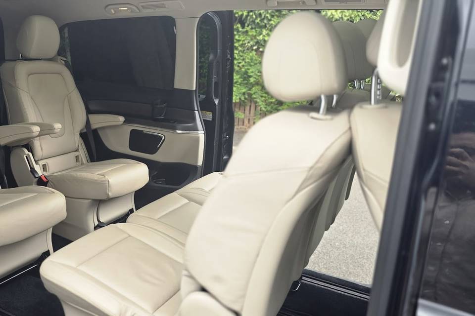 V class hire interior