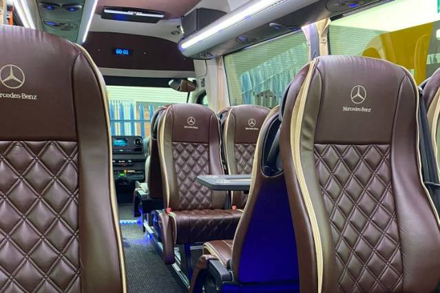 Luxury minibus hire