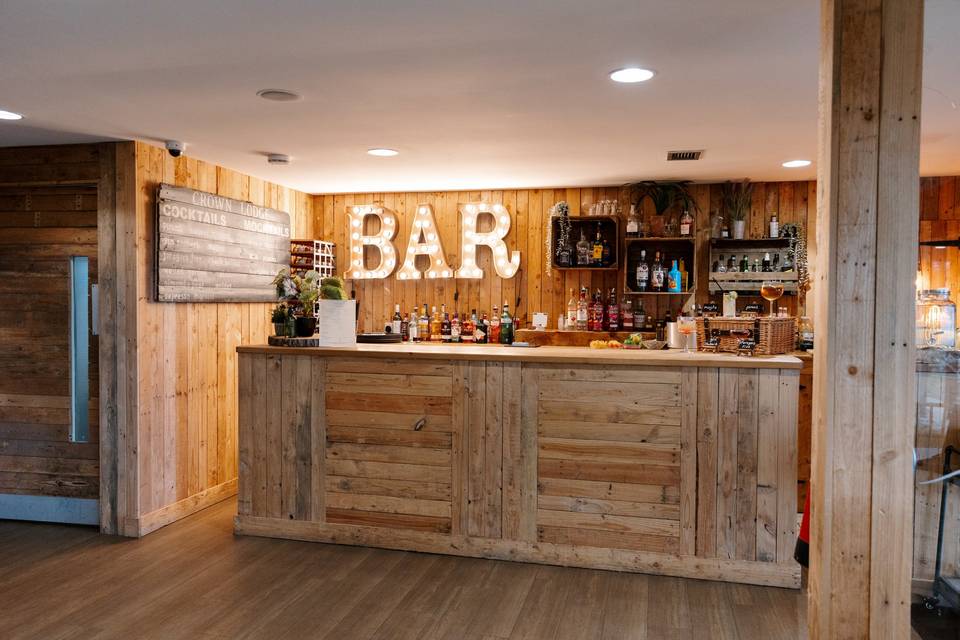 Rustic bar