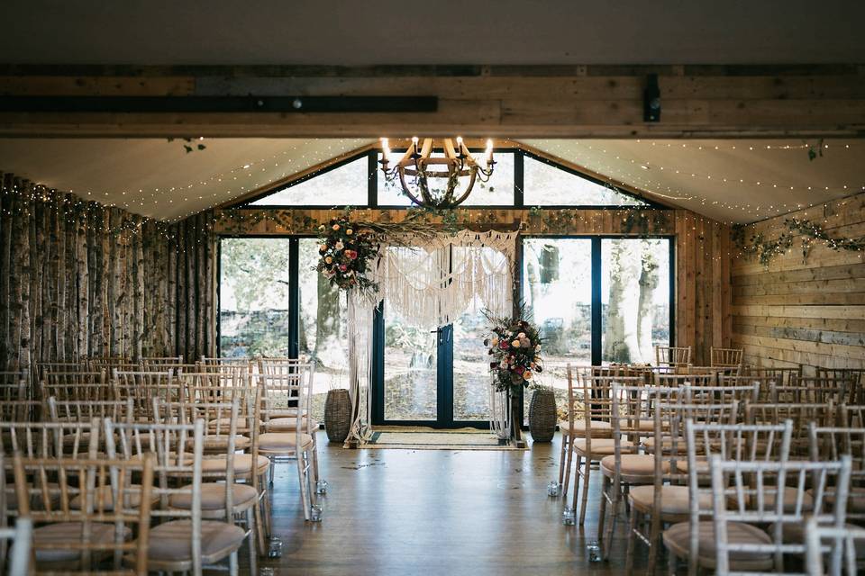 Indoor ceremony