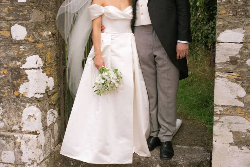 The happy couple