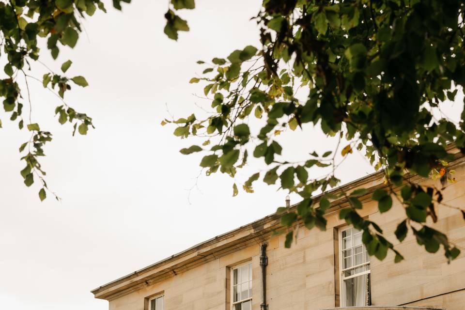 Front of hall