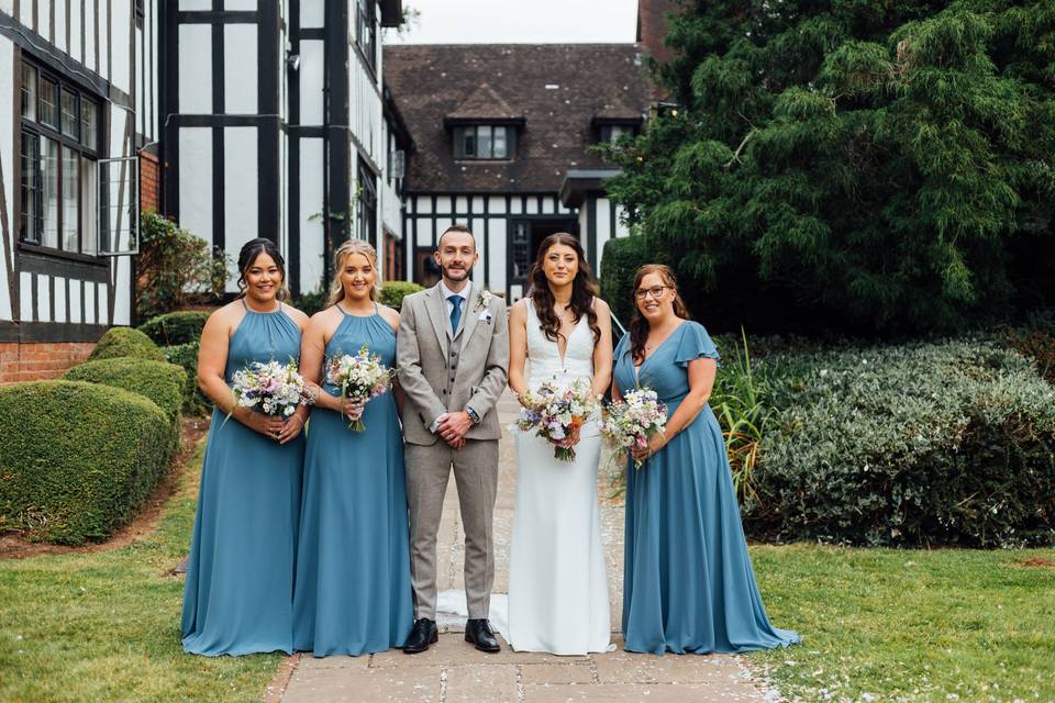 Blue Bridesmaids