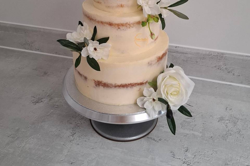 Semi-naked Wedding Cake