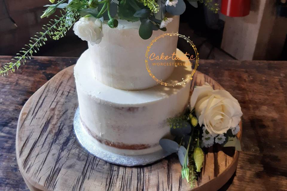 Semi-naked Wedding Cake