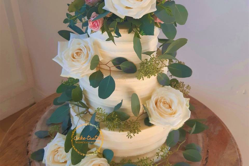 Buttercream Wedding Cake