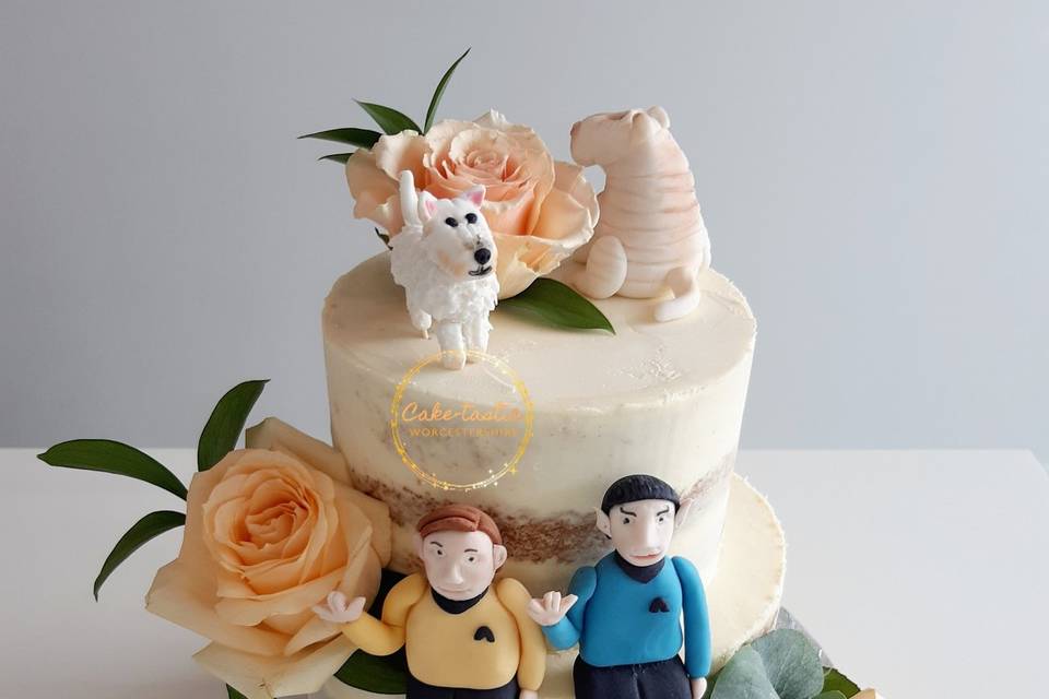 Semi-naked Character Cake