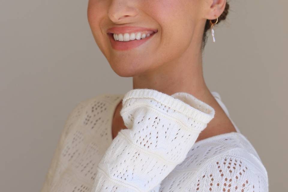 Soft Glam Natural Bride