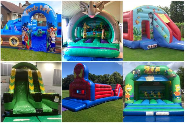 School inflatable fun day