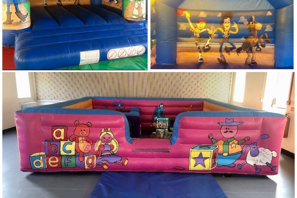 Disco bouncy castle hire