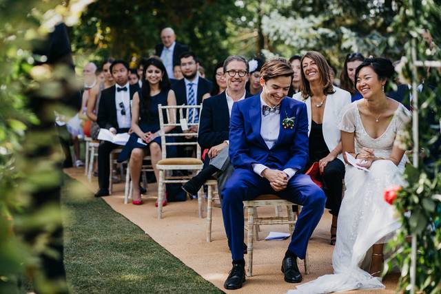 Glorious outdoor ceremony