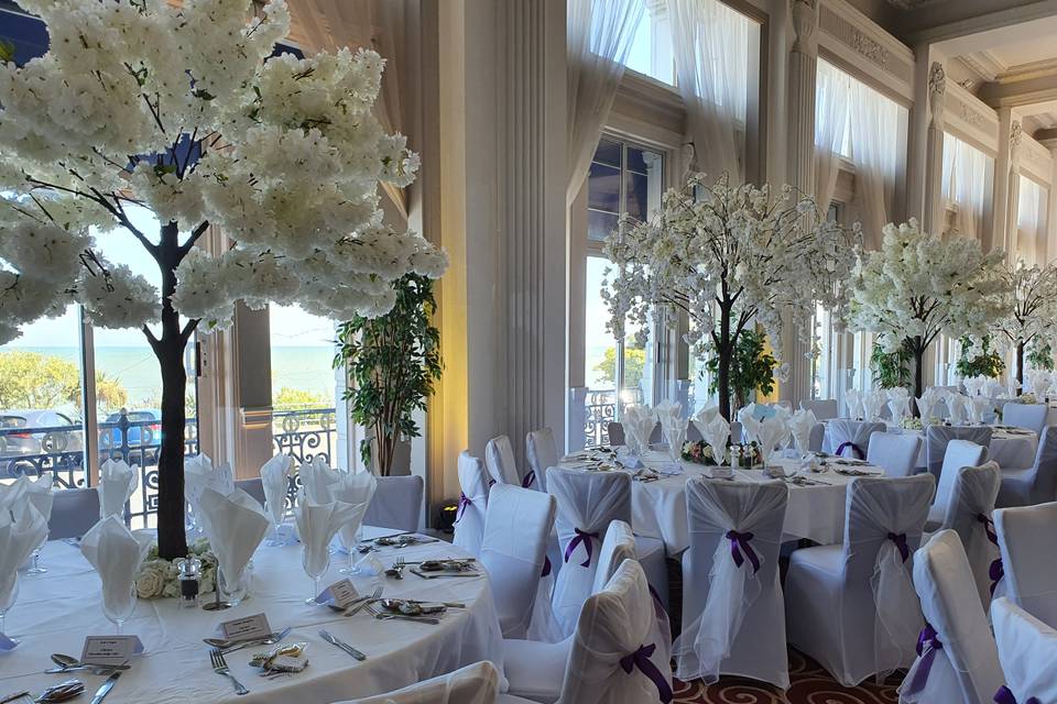 Marine Restaurant Prom Setup