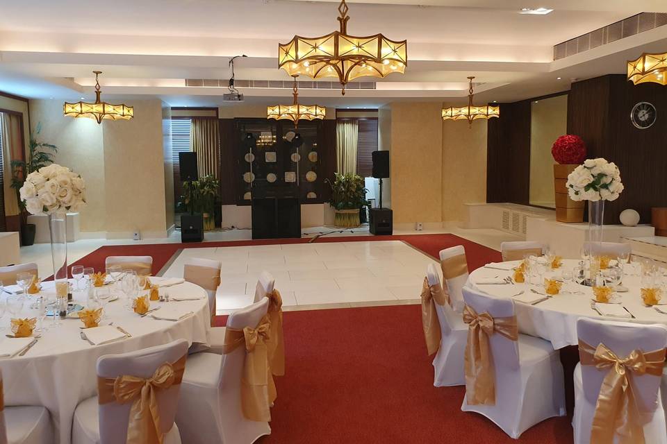 Wedding setup Sussex Suite