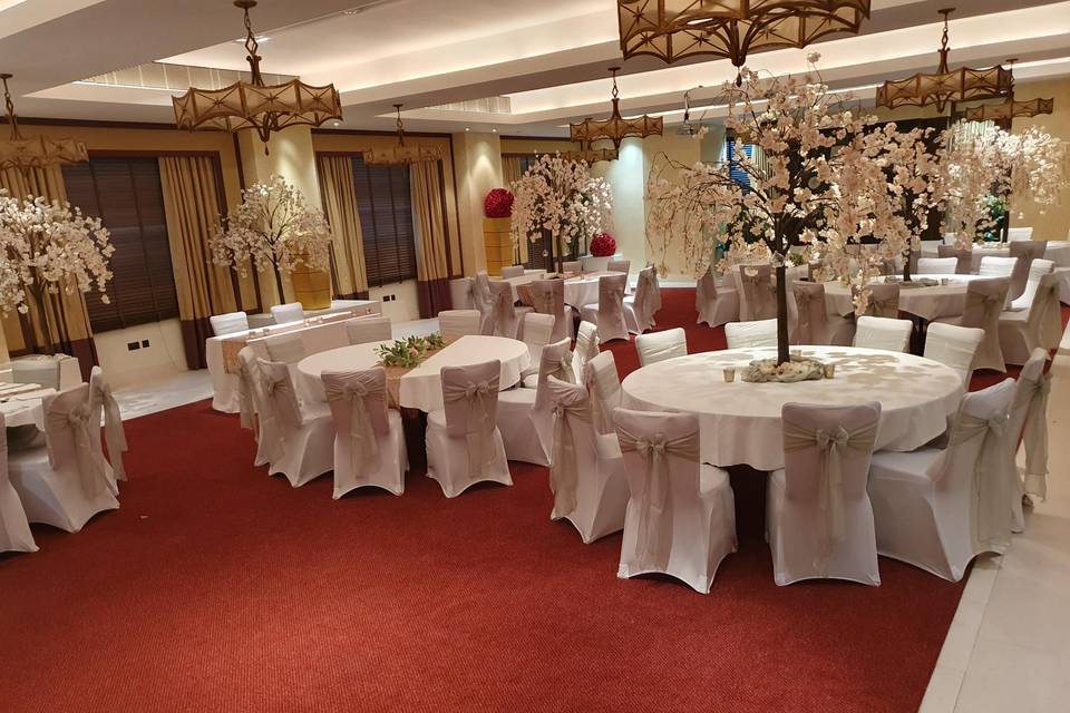 Sussex Suite wedding setup