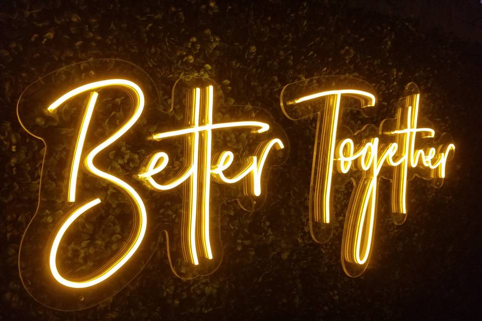 Better Together Neon Sign