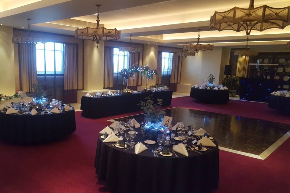 Sussex Suite Wedding setup