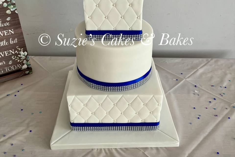 3 tier quilted